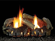 White Mountain Hearth - Stacked Aged Oak - Vent Free