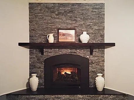 Anderson fireplace after make-over