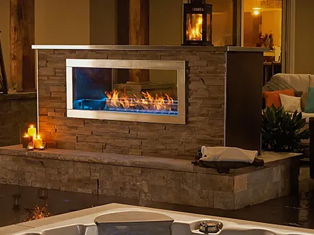 Napoleon - Galaxy GSS48 See Through - Gas Burning